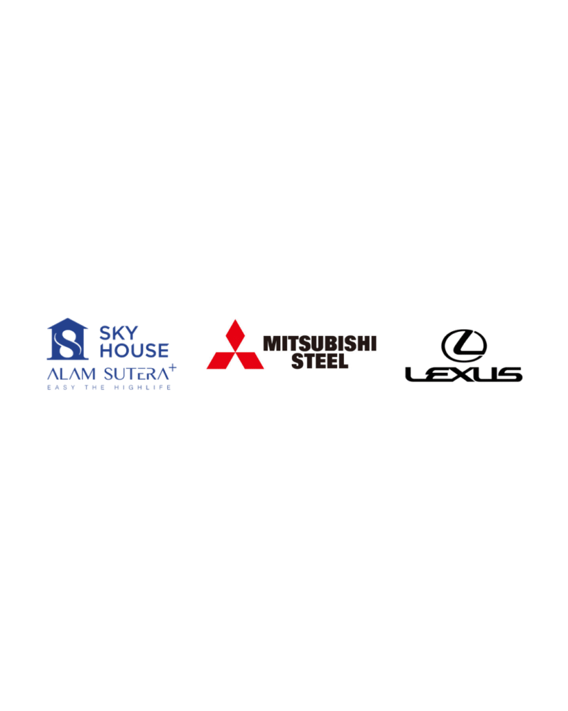 Sky House Logo, Mitshubishi Steel Logo, Lexus Logo