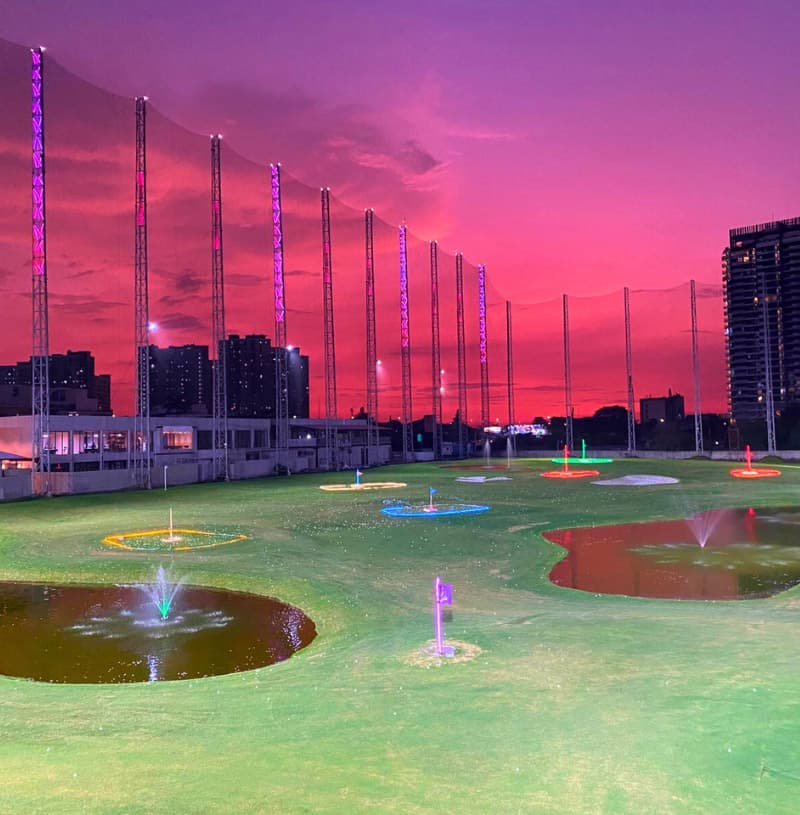 driving range at club de arjuna, kedoya (west jakarta)